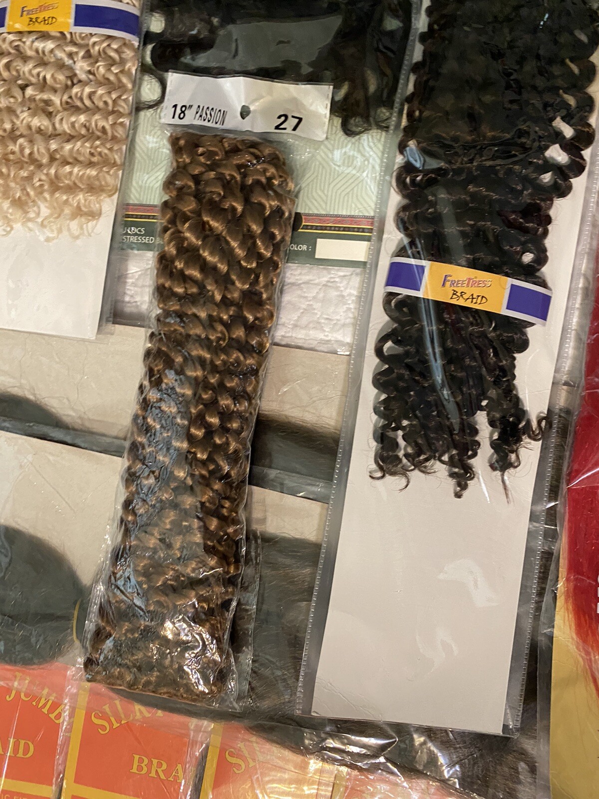 Lot Of 23 Pieces Water Wave Passion Twist Crochet Hair Extensions all colors