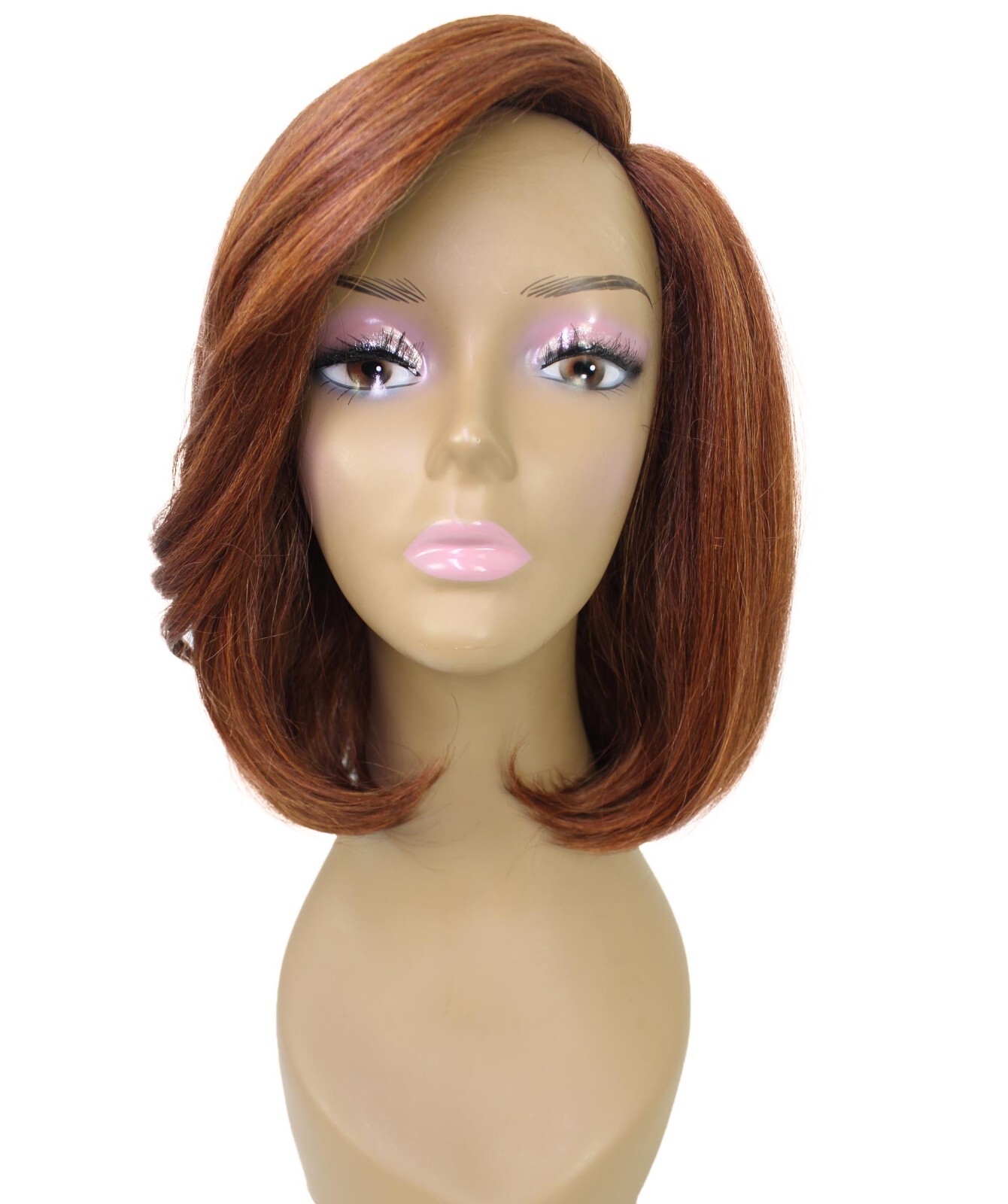 LUXLUXE Kennedy Straight Layer 12″ Full Wig Ful Cap Heat Resistant Fiber BF-0009