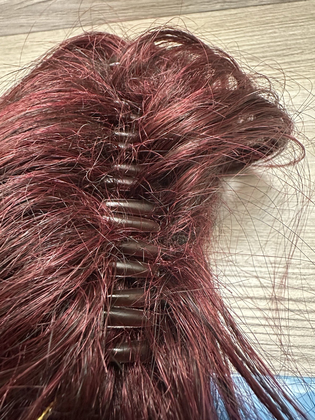Hair Piece Wig By Magic Touch. 100% Kanekalon fiber Small Section C-560 Tin/Bur