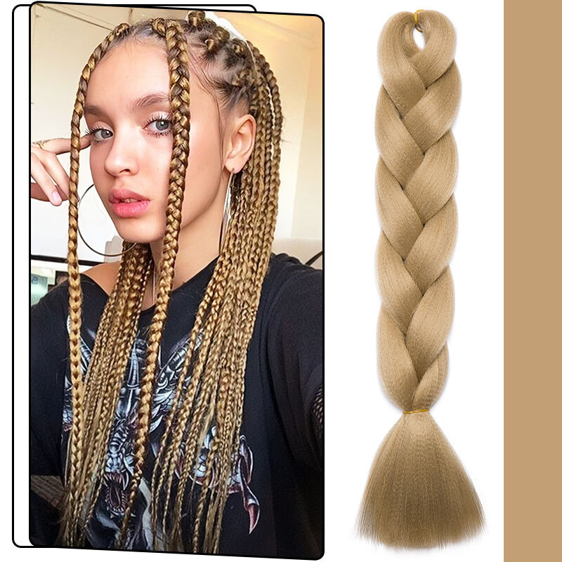 Purple RUMI HAIR Jumbo Braid Rainbow Box Crochet Braiding Hair Extensions 60cm