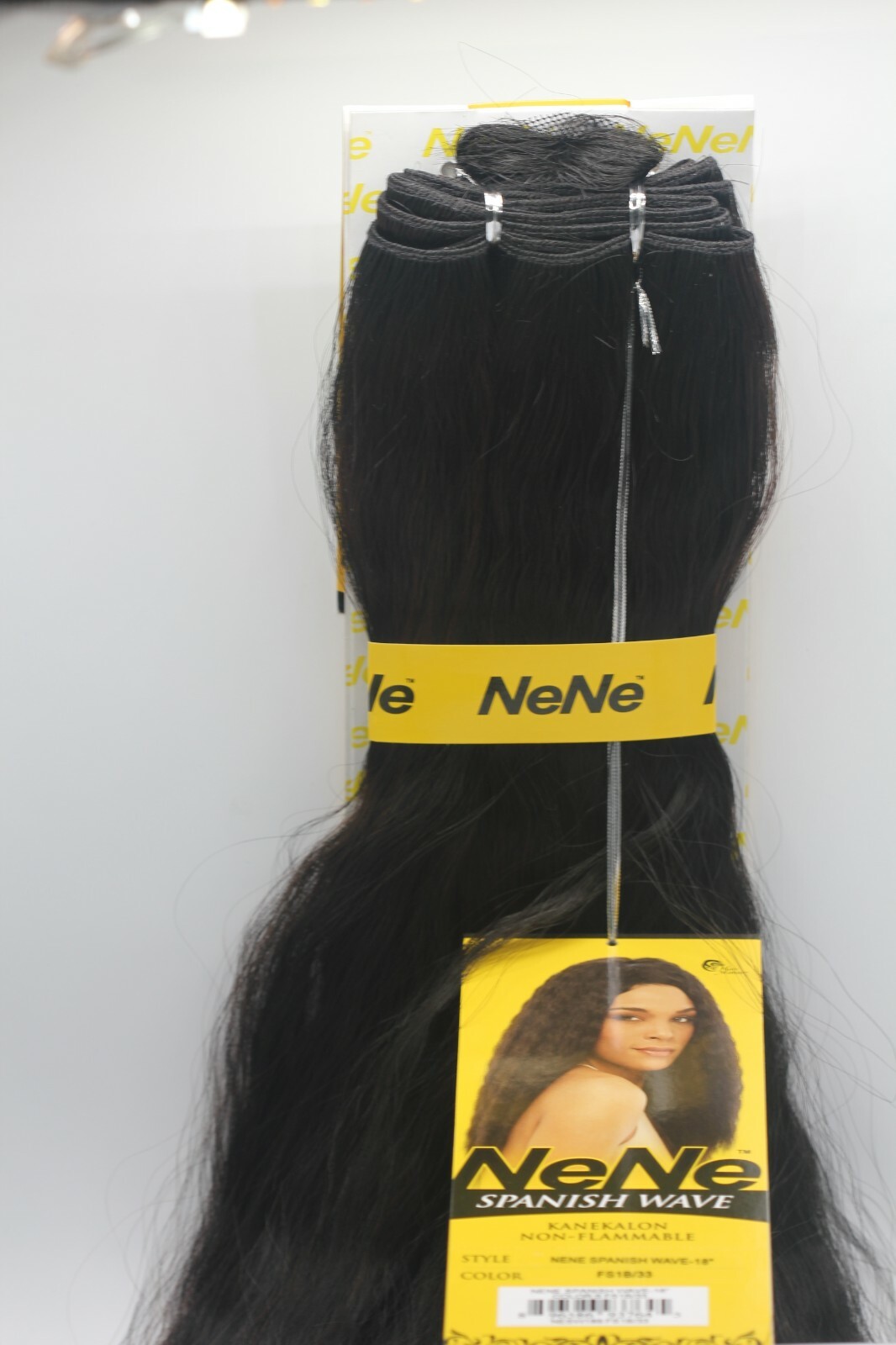 Nene Spanish WAVE Kanekekalon Non Inflammable Touch Feel Human Hair 18 ” ~ H16
