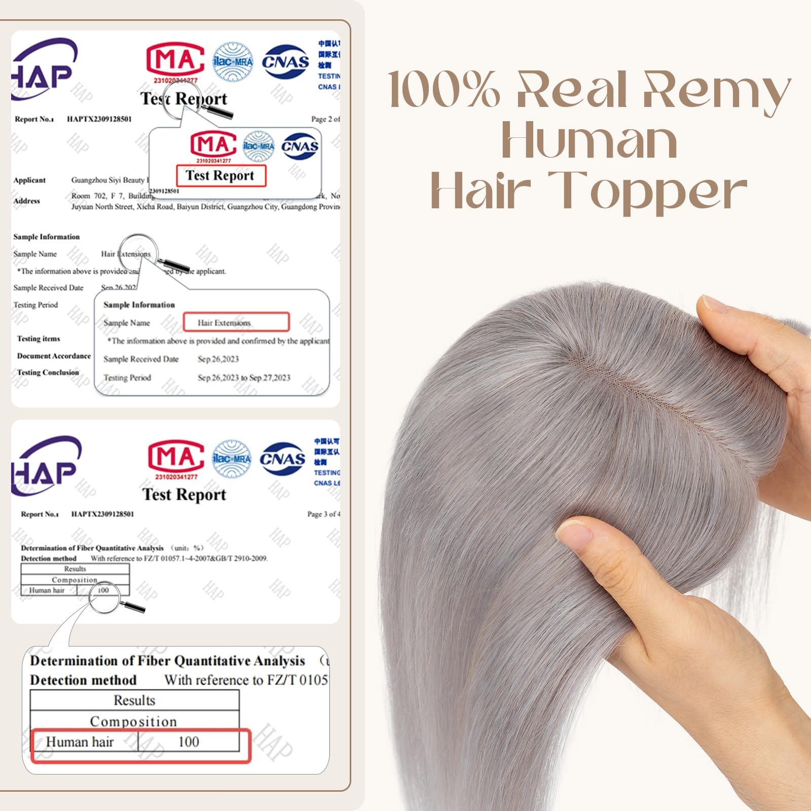 Rich Choices Hair Toppers for Women Real Human Hair 100% Human Remy Toppers f…