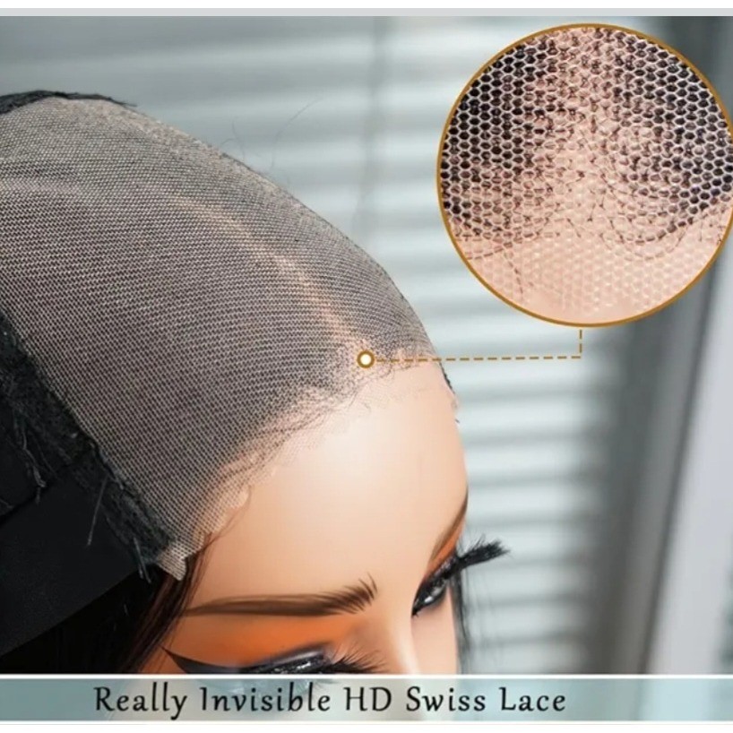 Glueless 10 Inch Bob Wig 5×5 HD Lace Natural Black Pre Plucked Human Hair