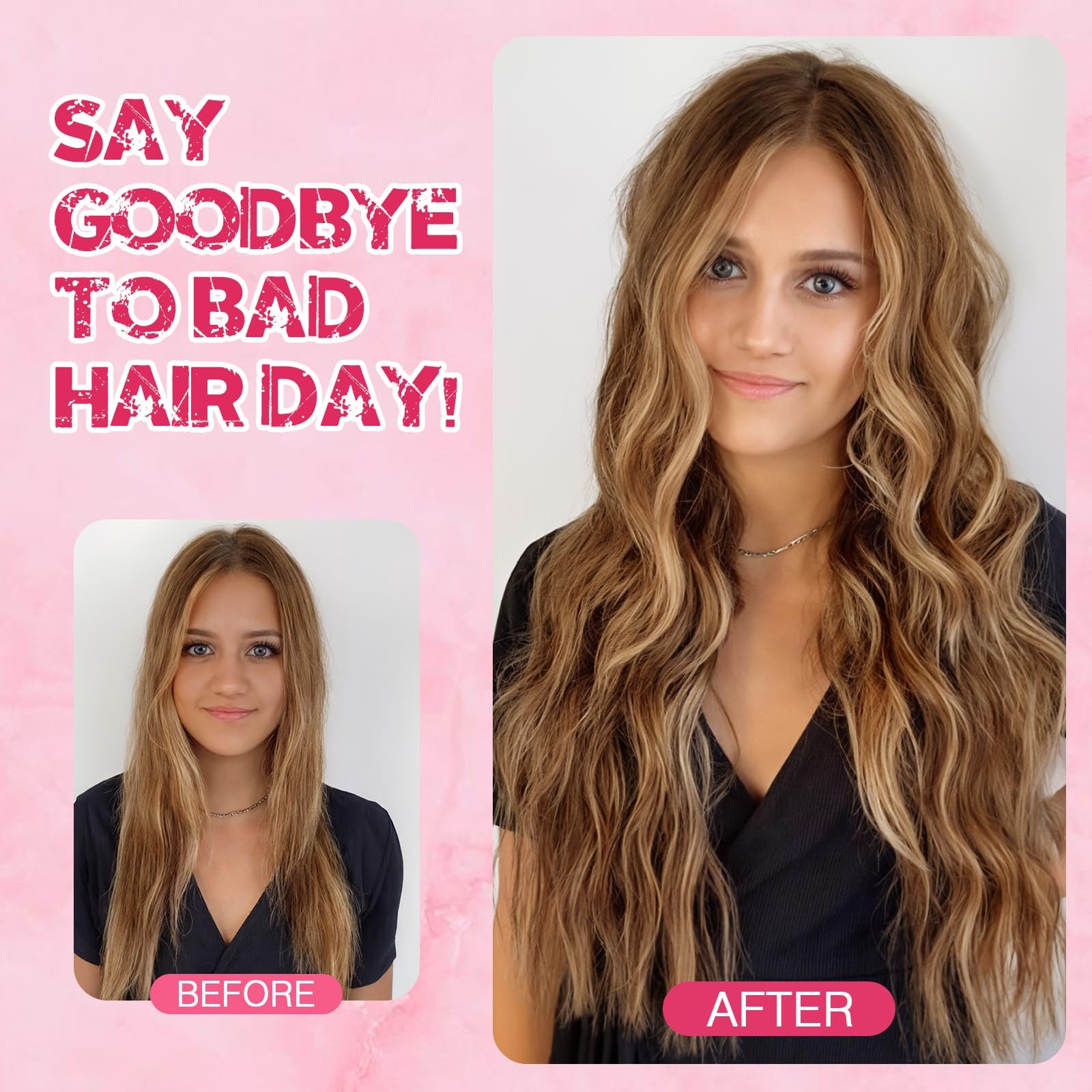 Halo Hair Extensions Real Human Hair My-Lady Adjustable Halo Extensions Real