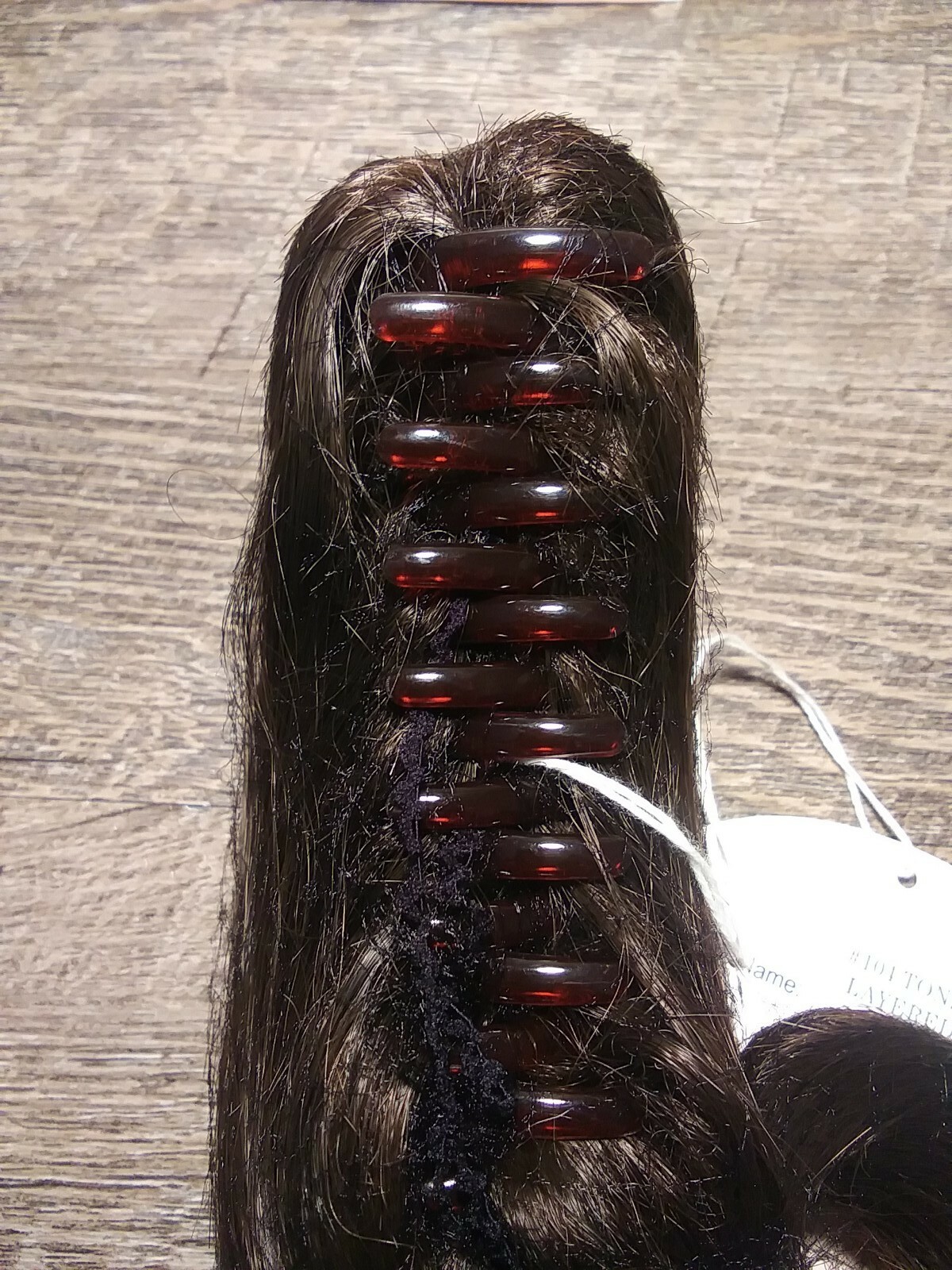 Toni Brattin Extensions – Pony Layered Flip – DARK/BROWN 104-920 NWT