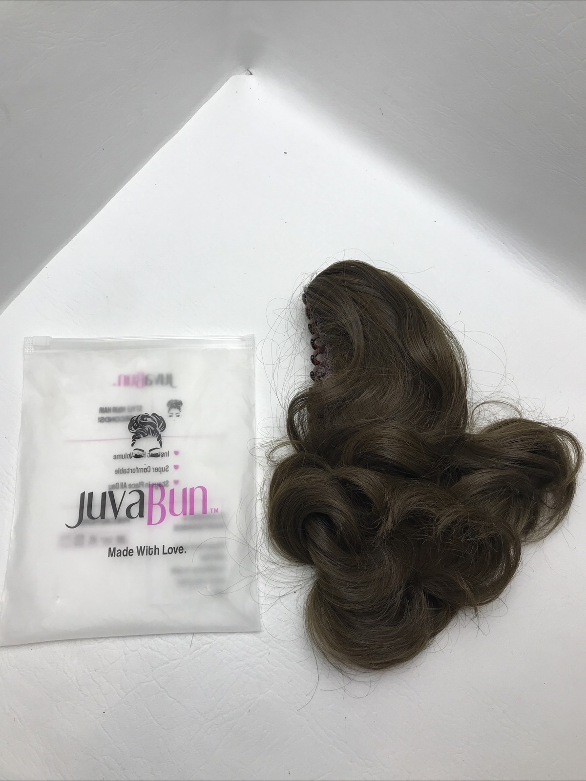 Juva Bun Curly Messy Claw Clip Hair Piece Updo Cover Hair Extensions Easy