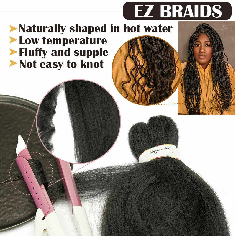 20″/26″ EZ BRAID Pre-Stretched,Pre-Plucked,Pre-Pulled Easy Braid Box Braids Hair