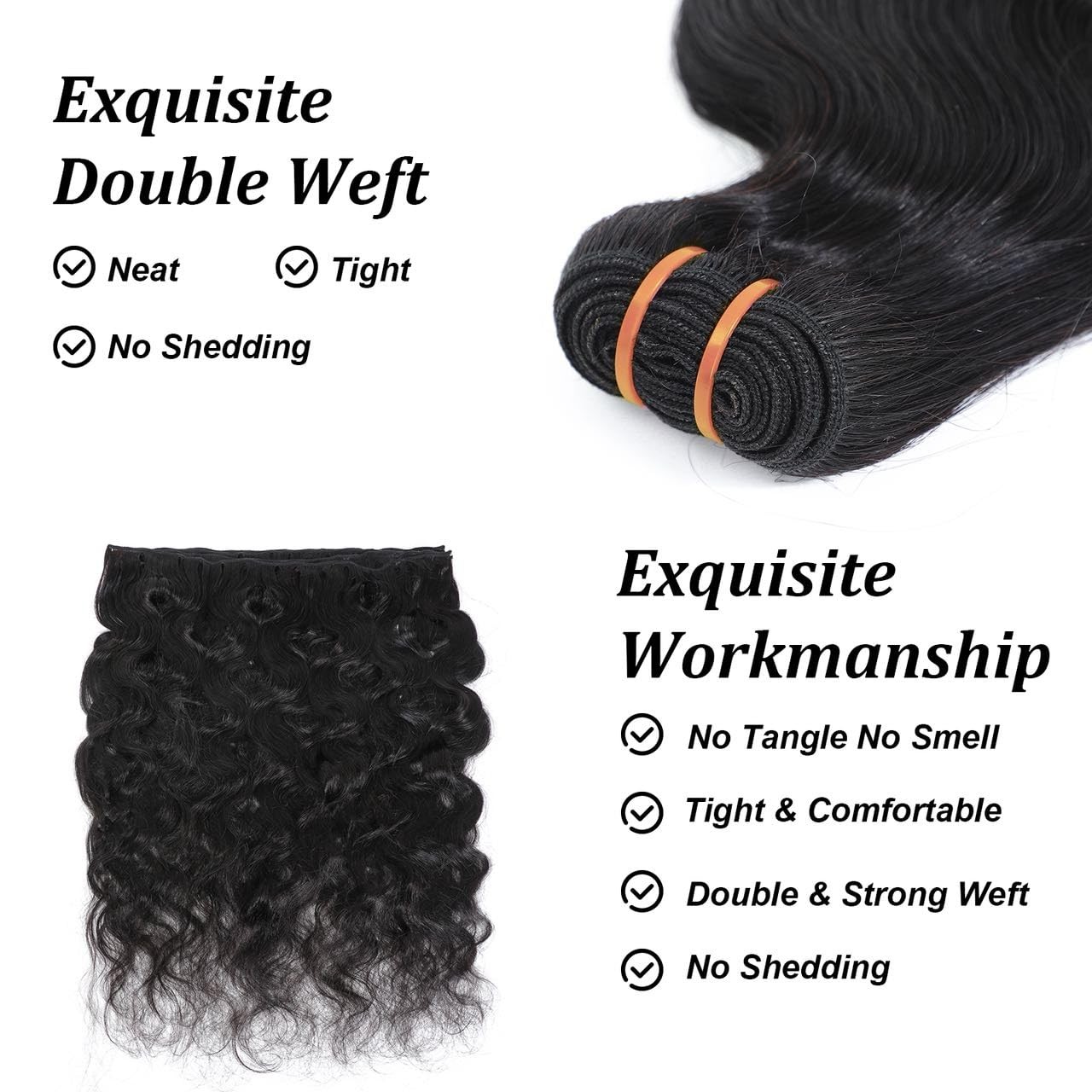 PIAPIA 16A Raw Body Wave Human Hair Bundles 100% Unprocessed Brazilian Virgin Ha