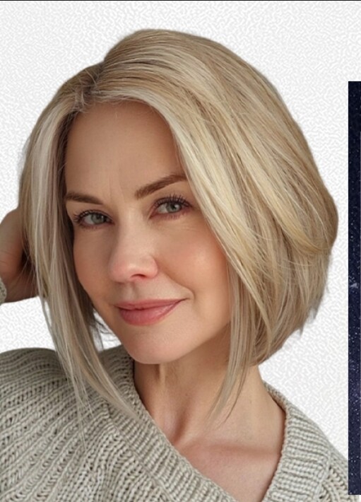 Ombre Light Blonde Mixed Light Brown Human Hair Wig Lace Front Wigs For Women