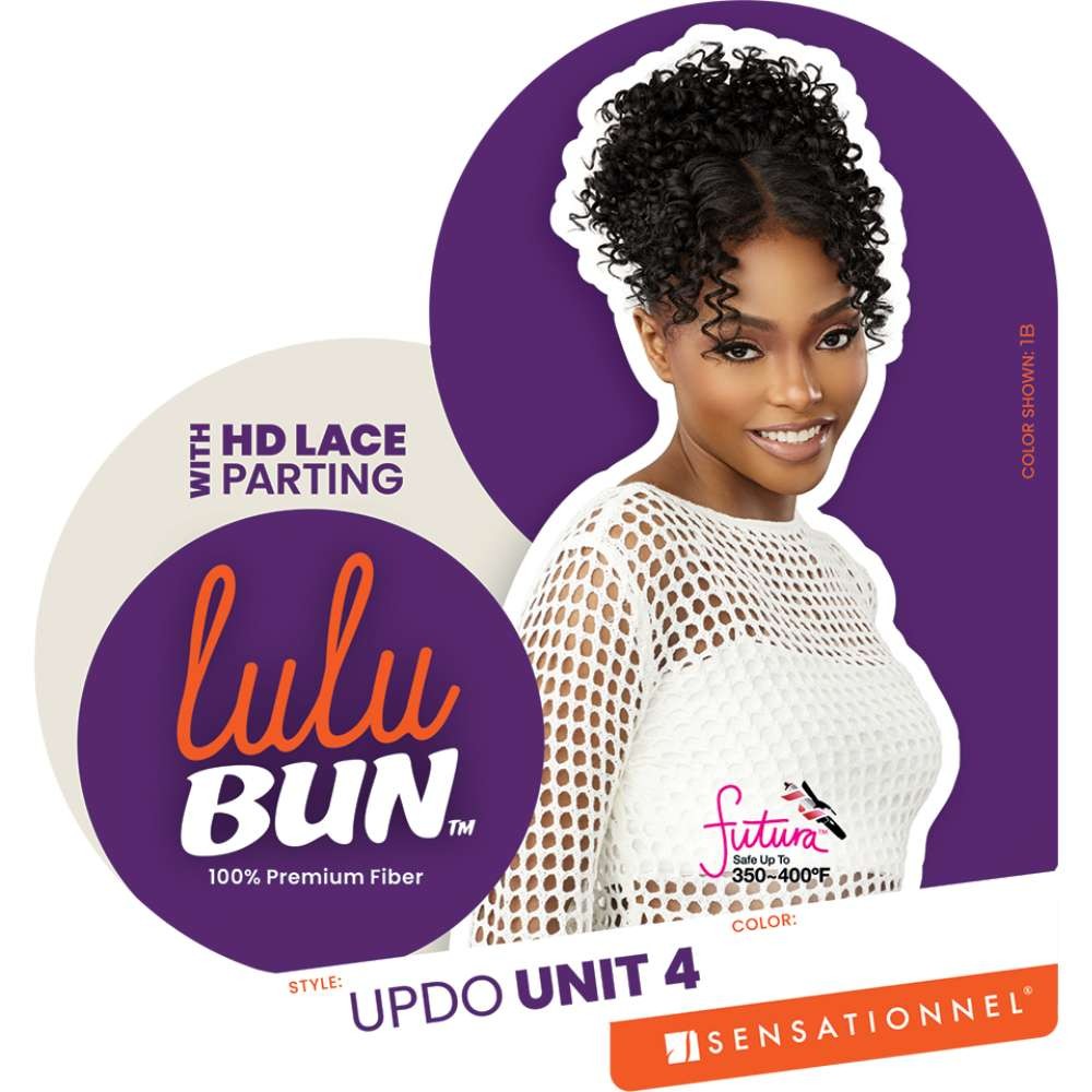 Sensationnel Lulu Bun Drawstring Cap – Updo Unit 4 (HD Lace Parting)