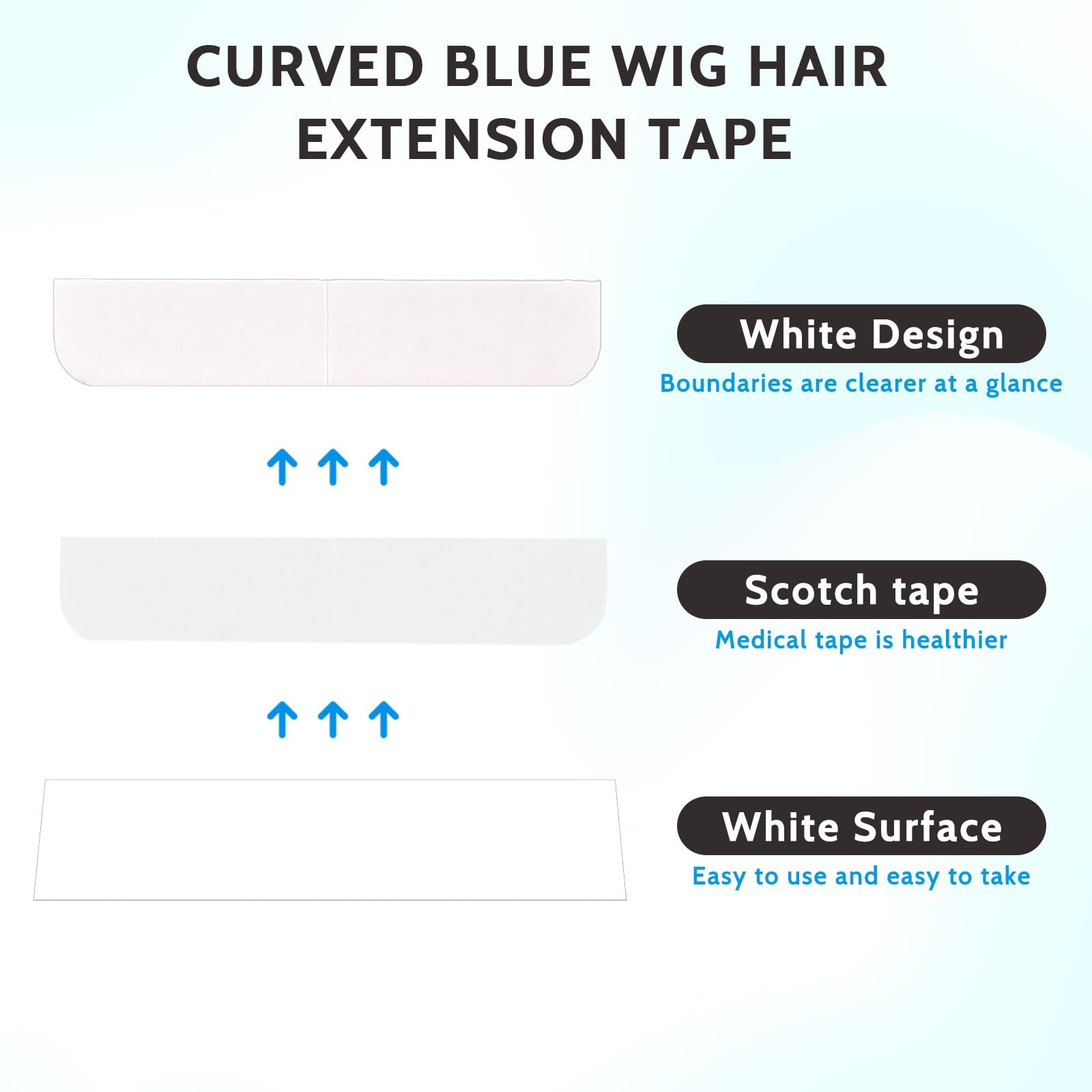Extension Tape Double Sided Adhesive Wig Tape Waterproof Human Hair Extension