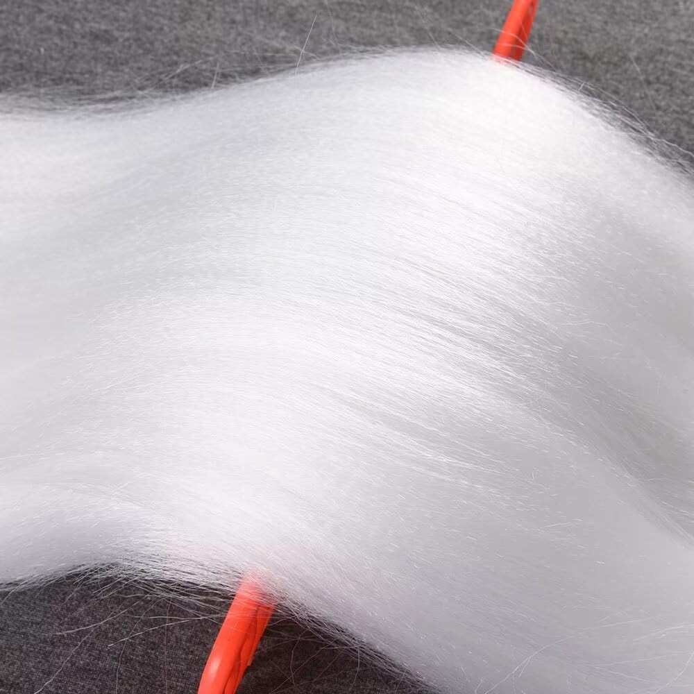 White Braiding Hair 26 Inch Pre Stretched Easy Hair 2 Packs Synthetic Crochet Bo
