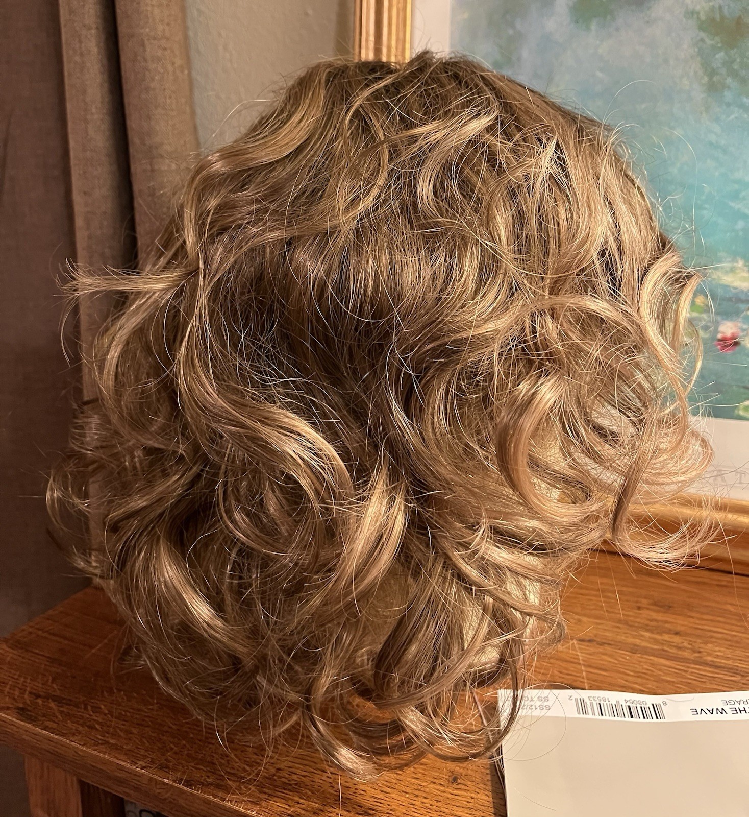 New With Tag Raquel Welch Memory Cap Brave The Wave SS Toast Wig Gorgeous Curls!