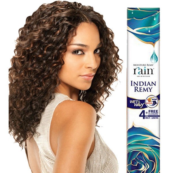 100% Human Wet&Wavy hair- Indian Remy Loose Deep 4Pcs