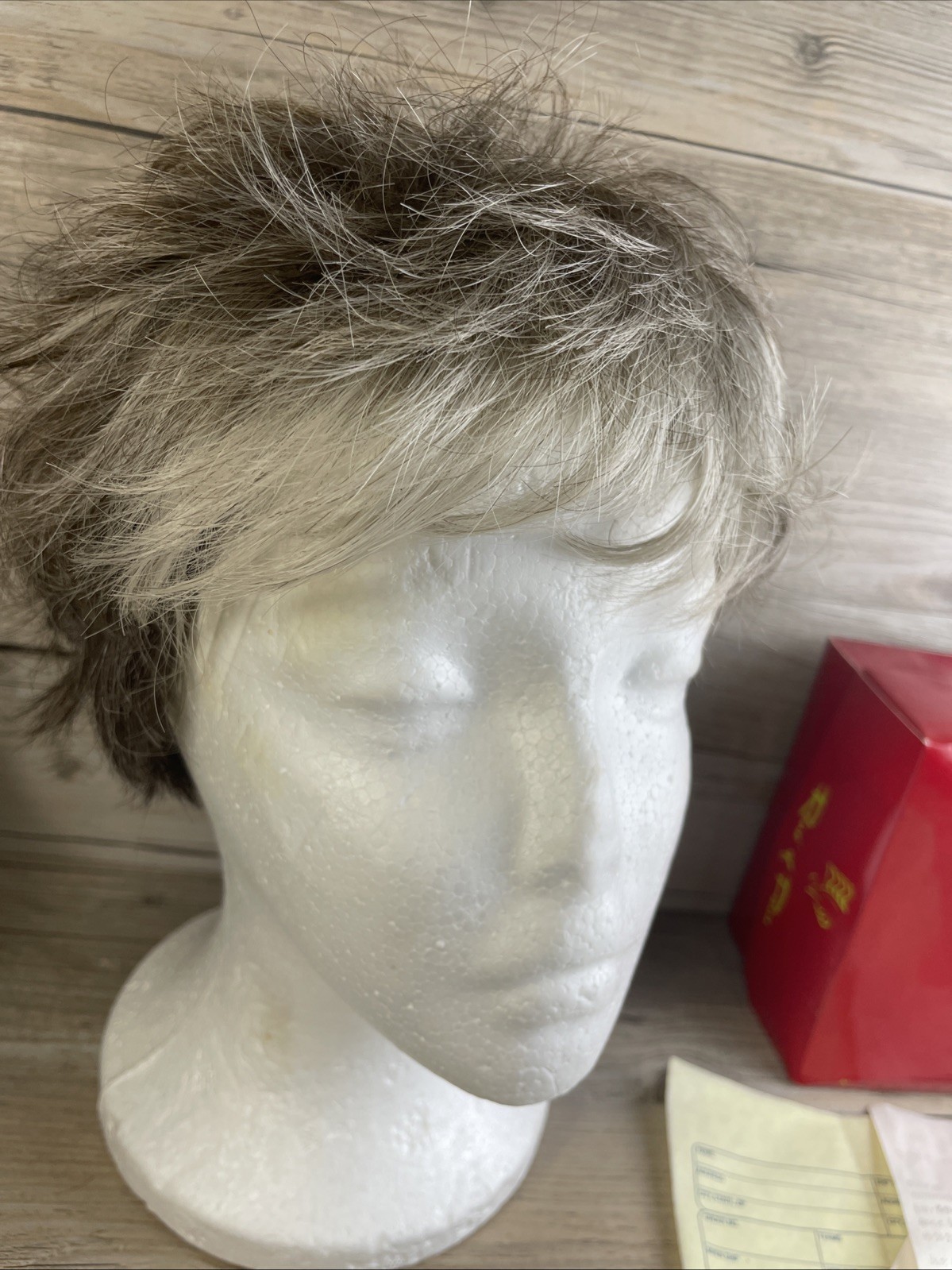 Zoe Wig by Rene of Paris 2349 Modern Pixie W/Bangs Sandy Silver