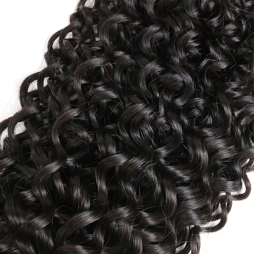 Jerry Curl Natural Black color 1B 100 Virgin Brazilian Human Hair 1 or 3 Bundles