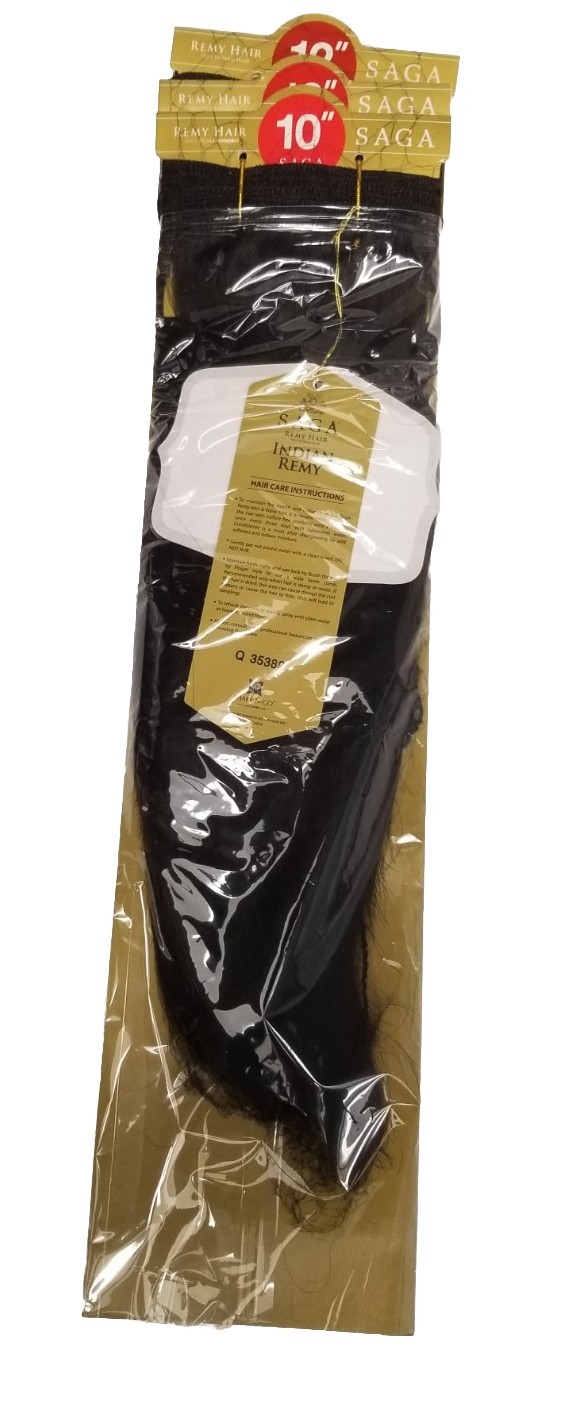 Saga Indian Remy Hair Loose Deep 4 Pcs Wet/Dry Two 10in A 12in And A 14in New