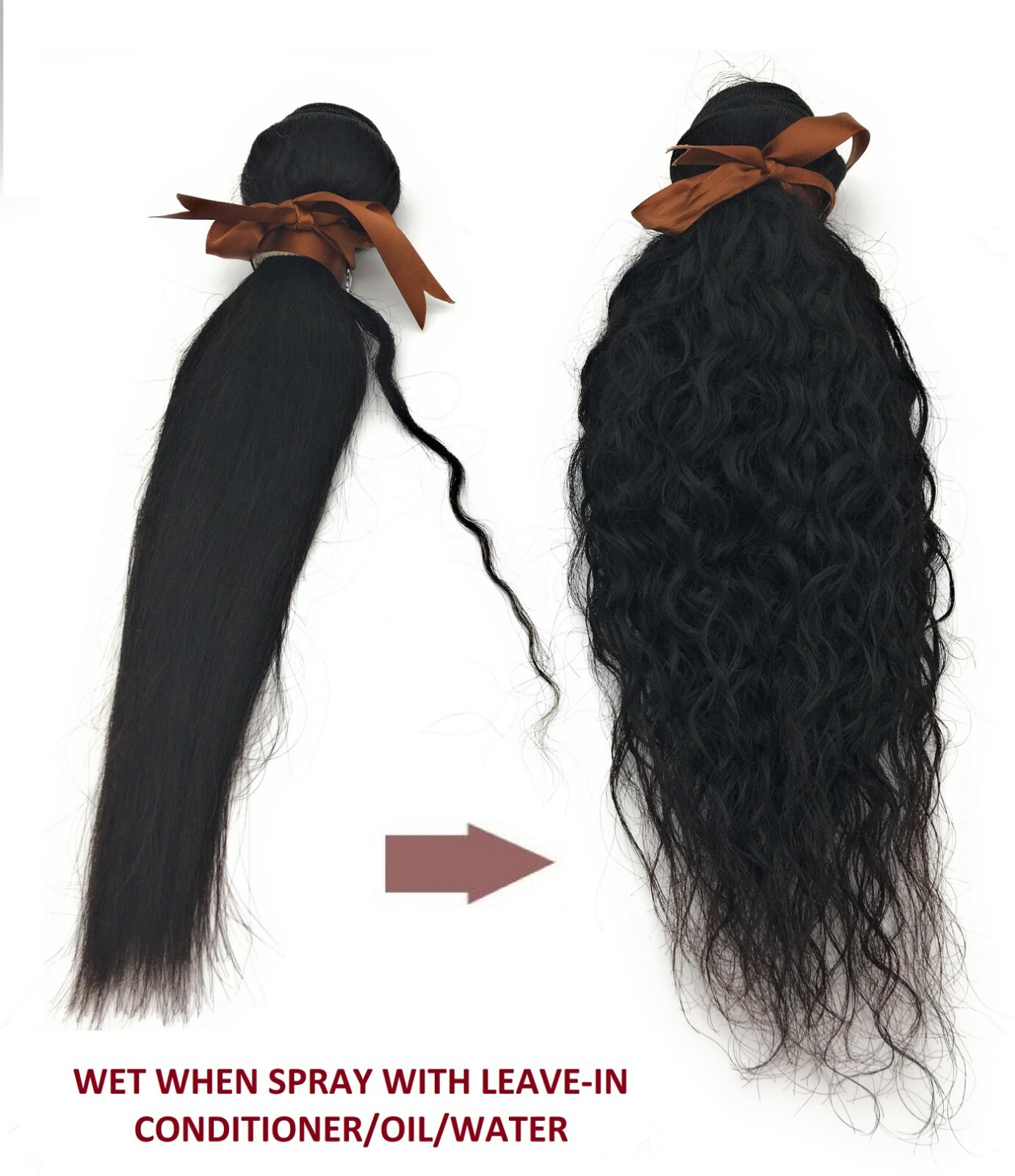 Wet N Weave Human Hair Natural black Color NATURAL WAVE