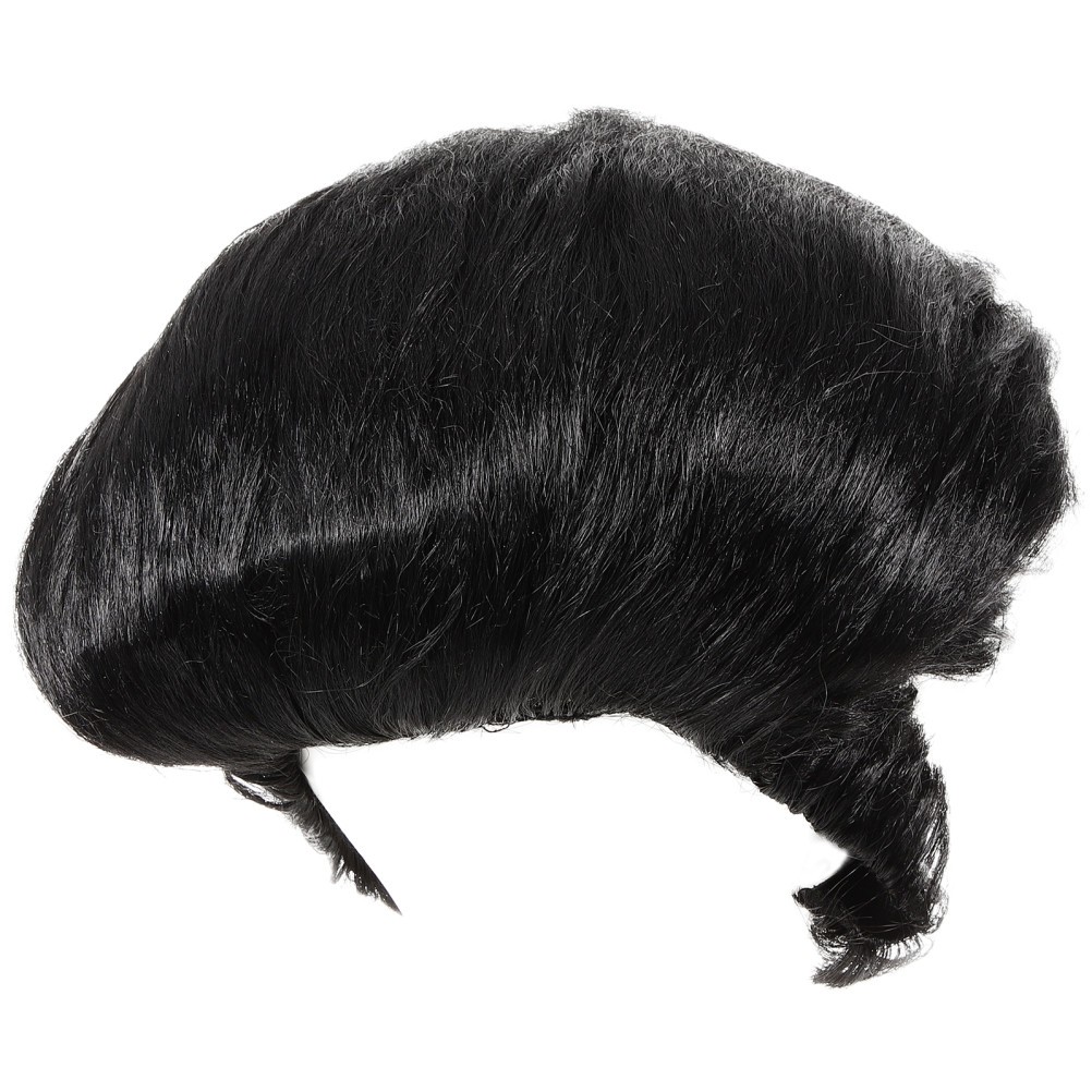 High Temperature Fiber Black Wig for Men Cosplay Party Style