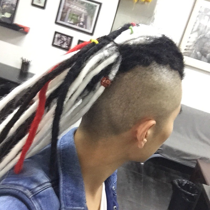 Fashion Dreadlock Hair Extensions 50cm 5pcs 25gr Pencil Thin 79colors Women Men
