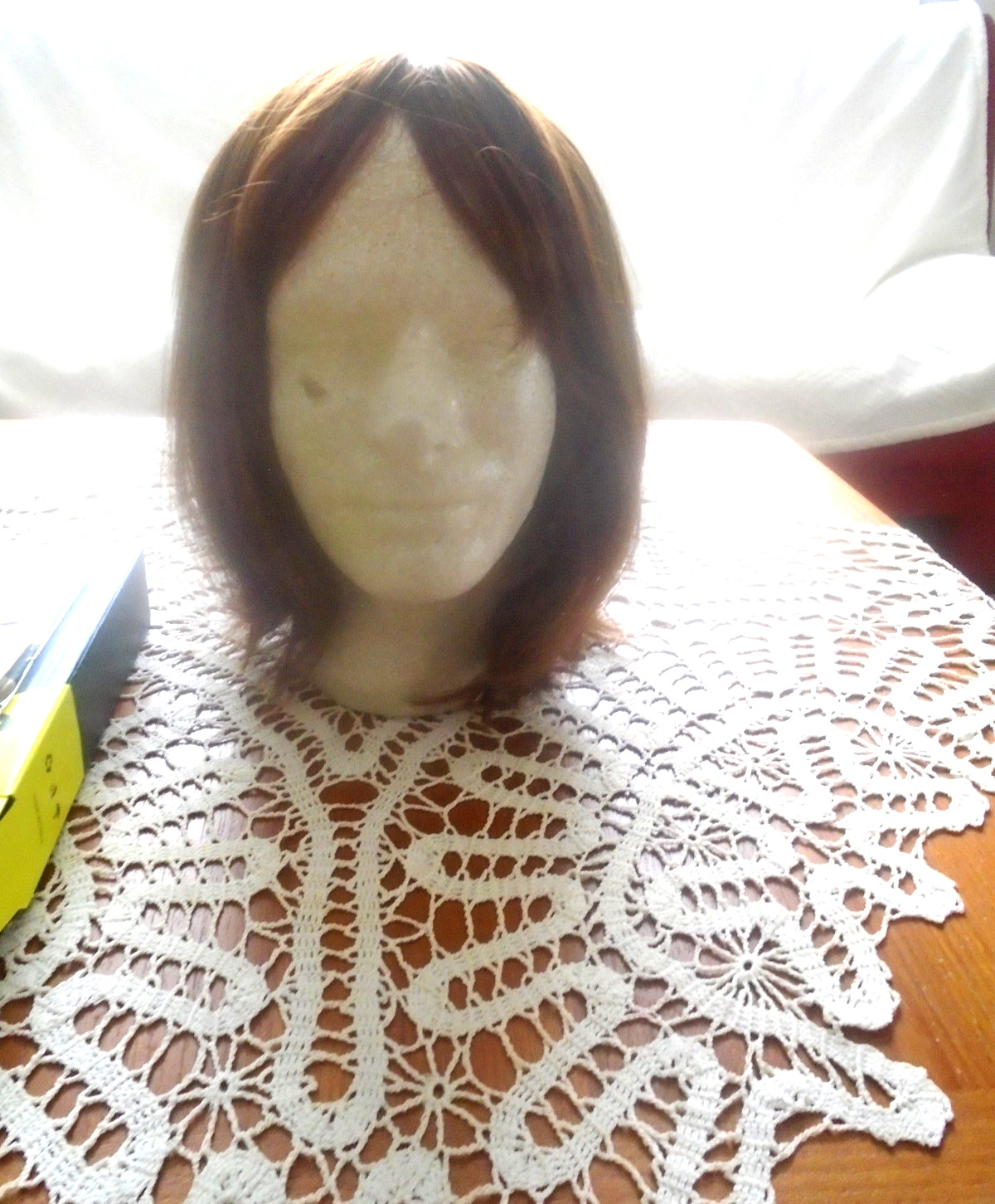 ONPEP Fashion Wigs Natural Honey Brown Chestnut Color New with Box!