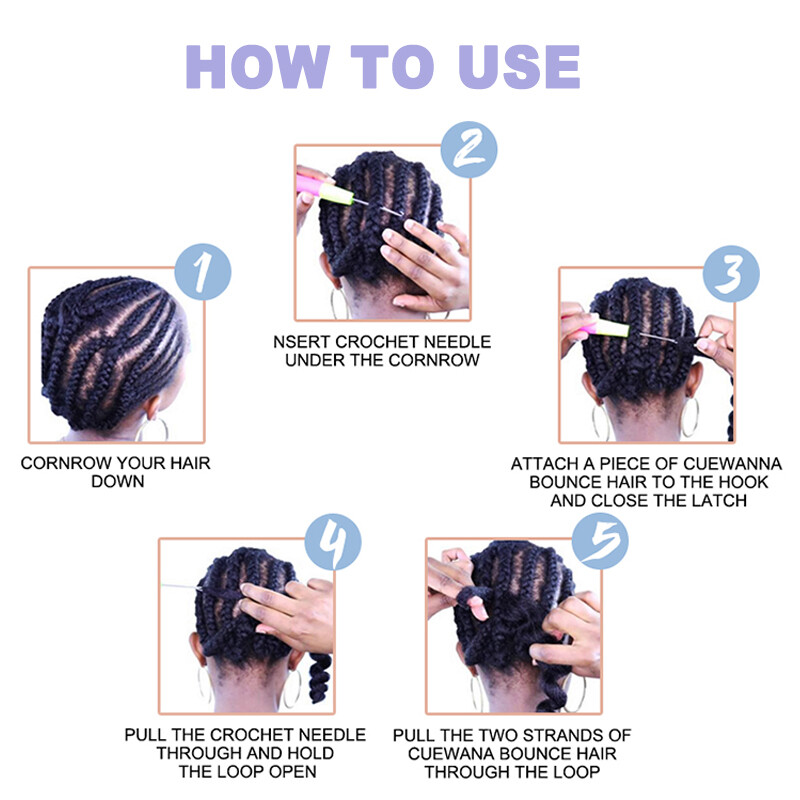 6″/12″ Dreadlocks Hippie Hair Extensions Handmade As Human Short Dreads Locs USA