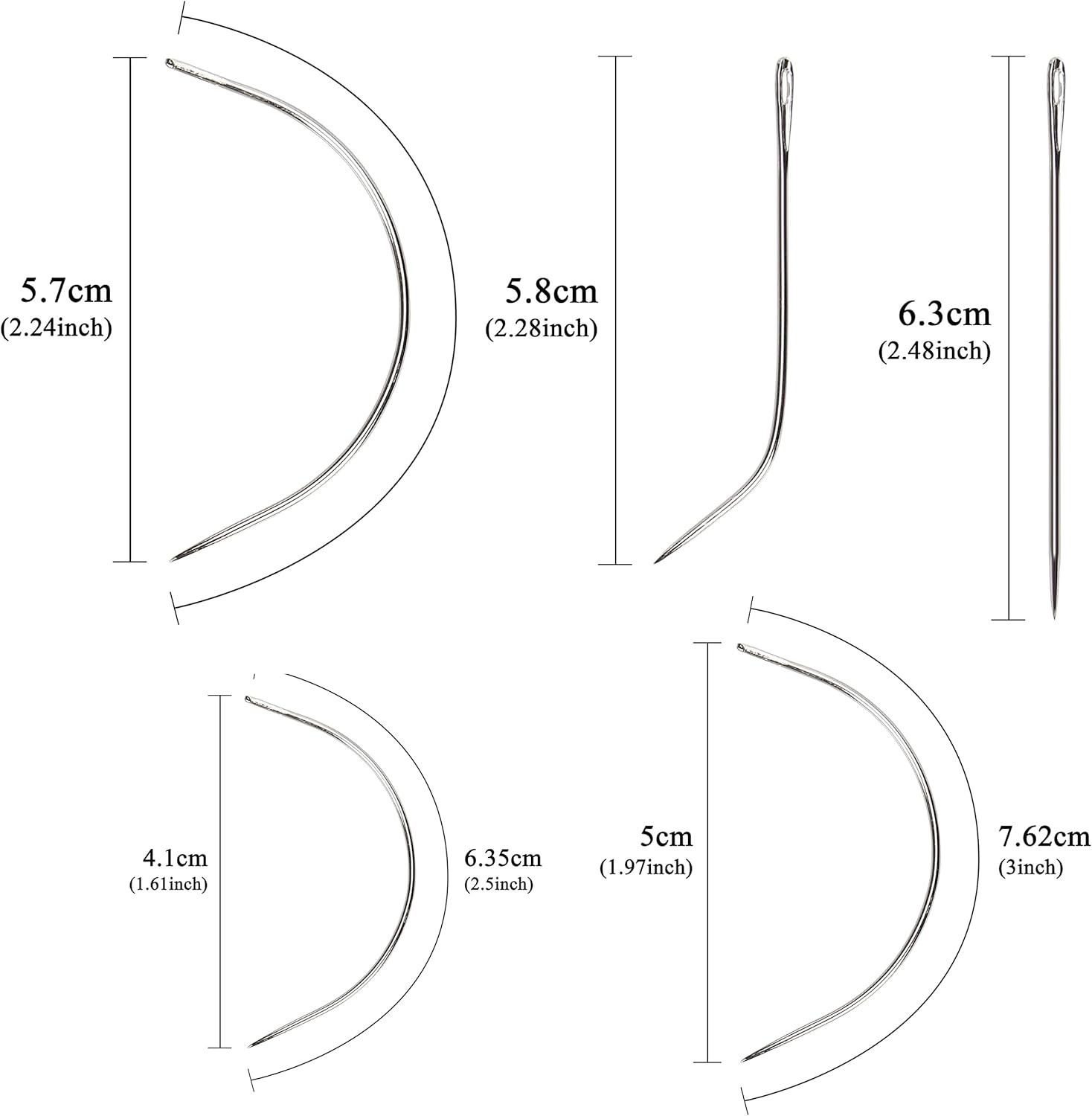 Weaving Needle Combo Deal – Black Thread with 10pcs Needles