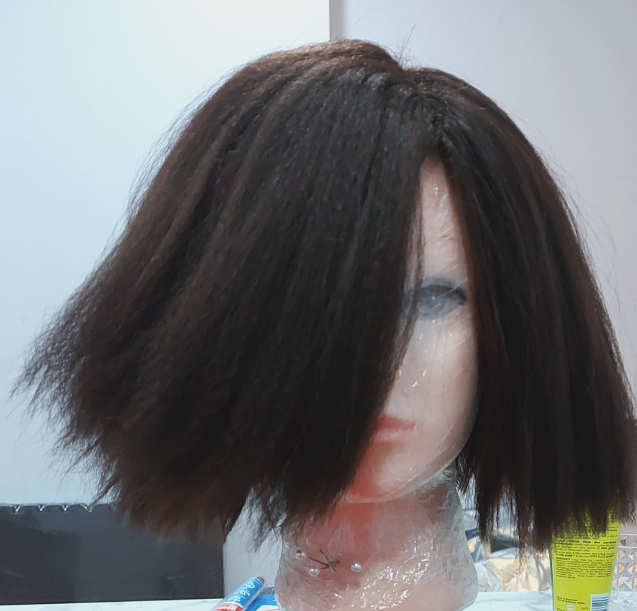 Arda Wigs Classic Crimped Yuri Deep Brown Cosplay Costume