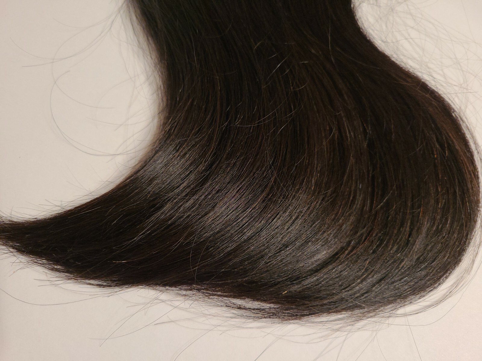 Human Hair 16″ Silky Straight #1B (VIRGIN) Hair Bundle Made In INDONESIA