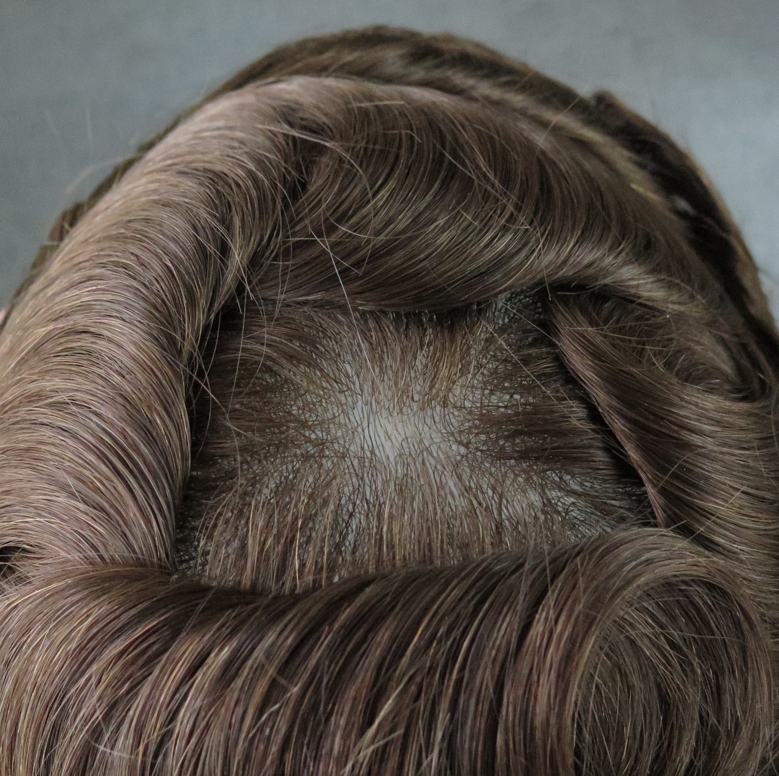 Ultra Thin Skin 0.02mm Toupee for Men Human Hair Replacement System Hairpiece #5