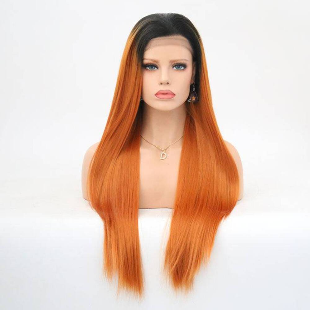 VIP Synthetic Lace Front Wig, 24″, Color T1B/2738