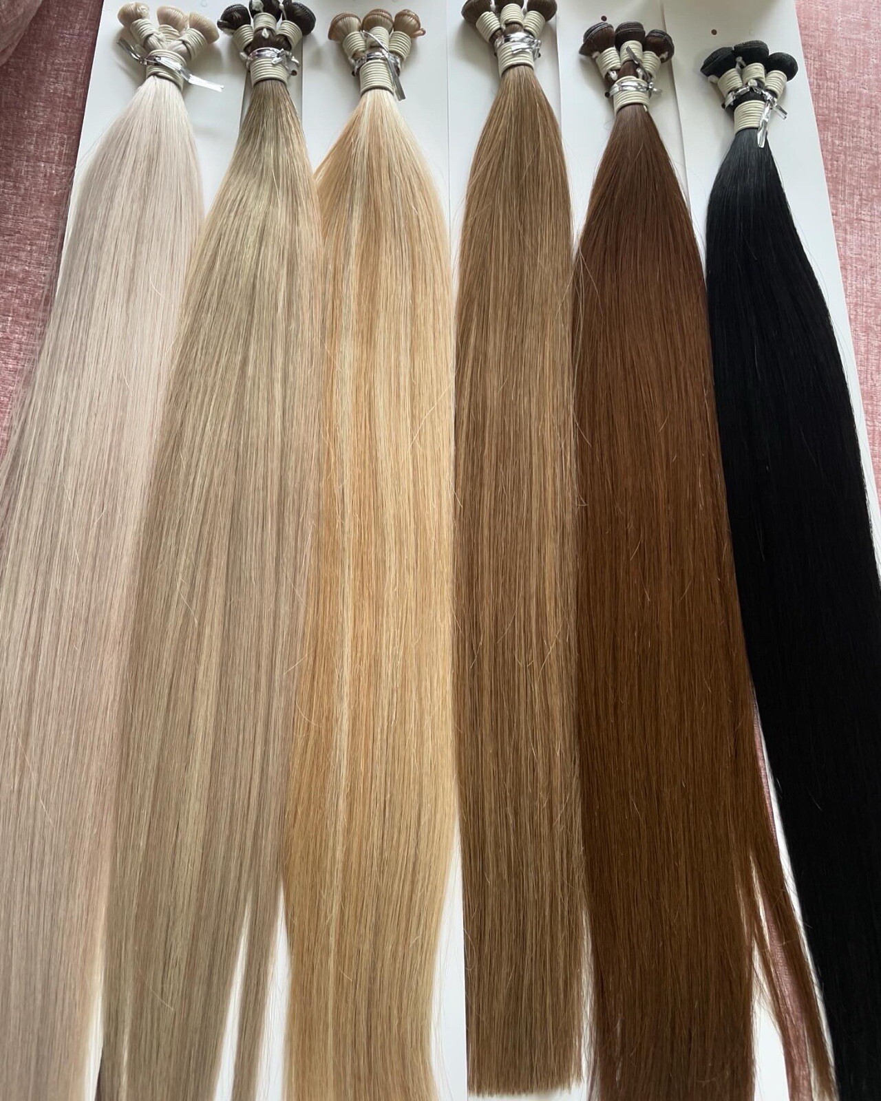 100% Human Hair Extensions 3 Genius Weft Bundle 18 Inch 60 Gm