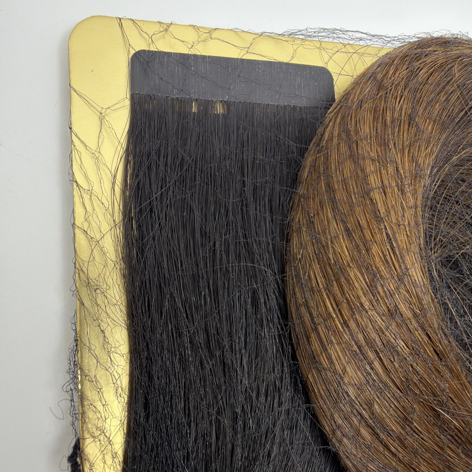 BELLAMI Tape In Hair Extensions 20” Chocolate Mahogany Sombre Human Hair NEW