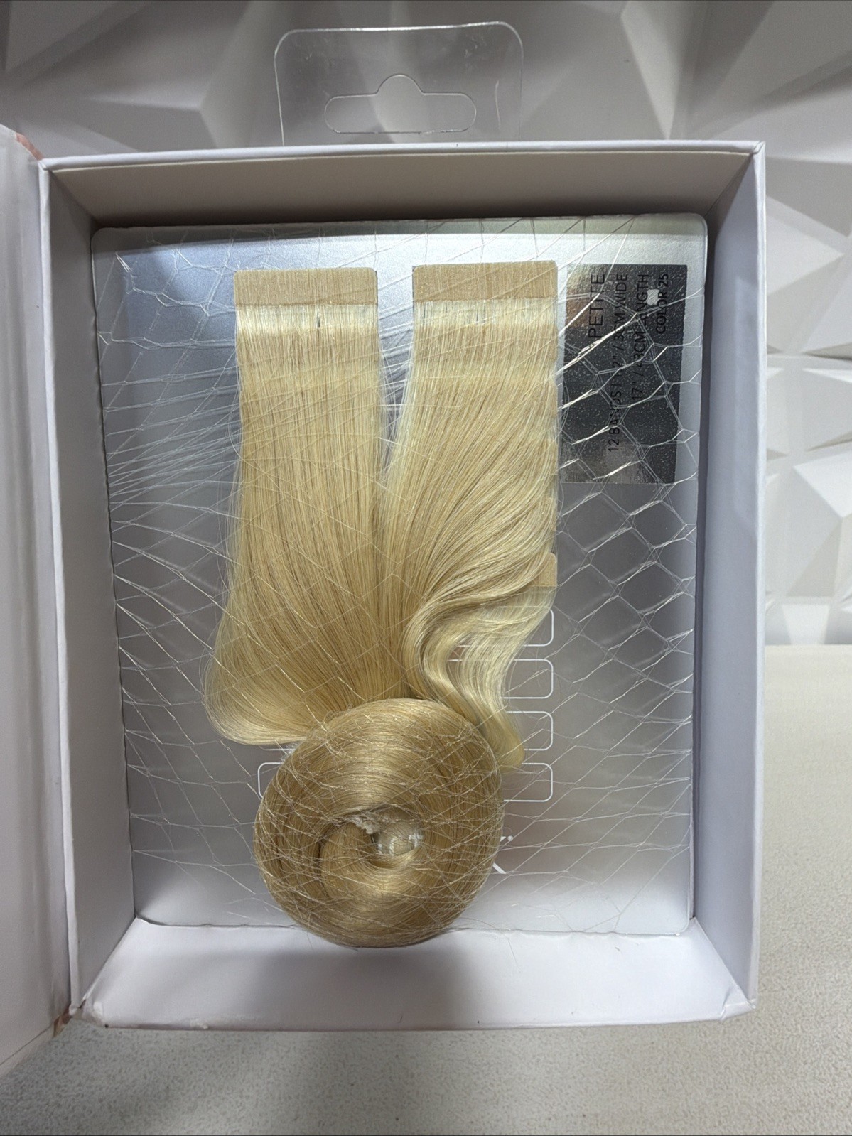Hairtalk Extensions Tape 17in PETITE 12bands 1.2 Wide Color 25