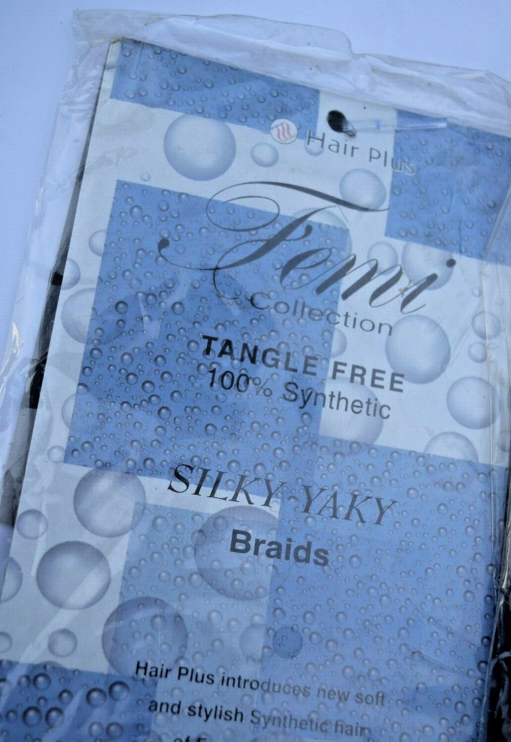 Lot 2 Hair Plus Femi Collection Tangle Free 100% Synthetic Silky Yaky Braid #3