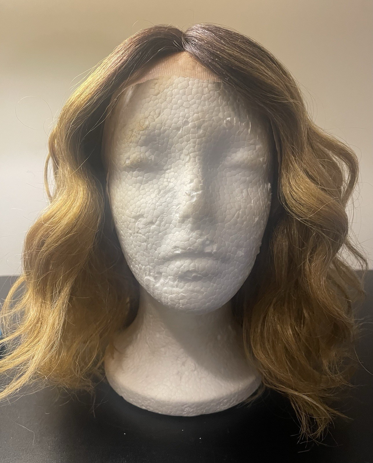 Newborn Free Lace Front Wig: DYX4/Gold | Natural looking LaceFront, Ready 2 Wear