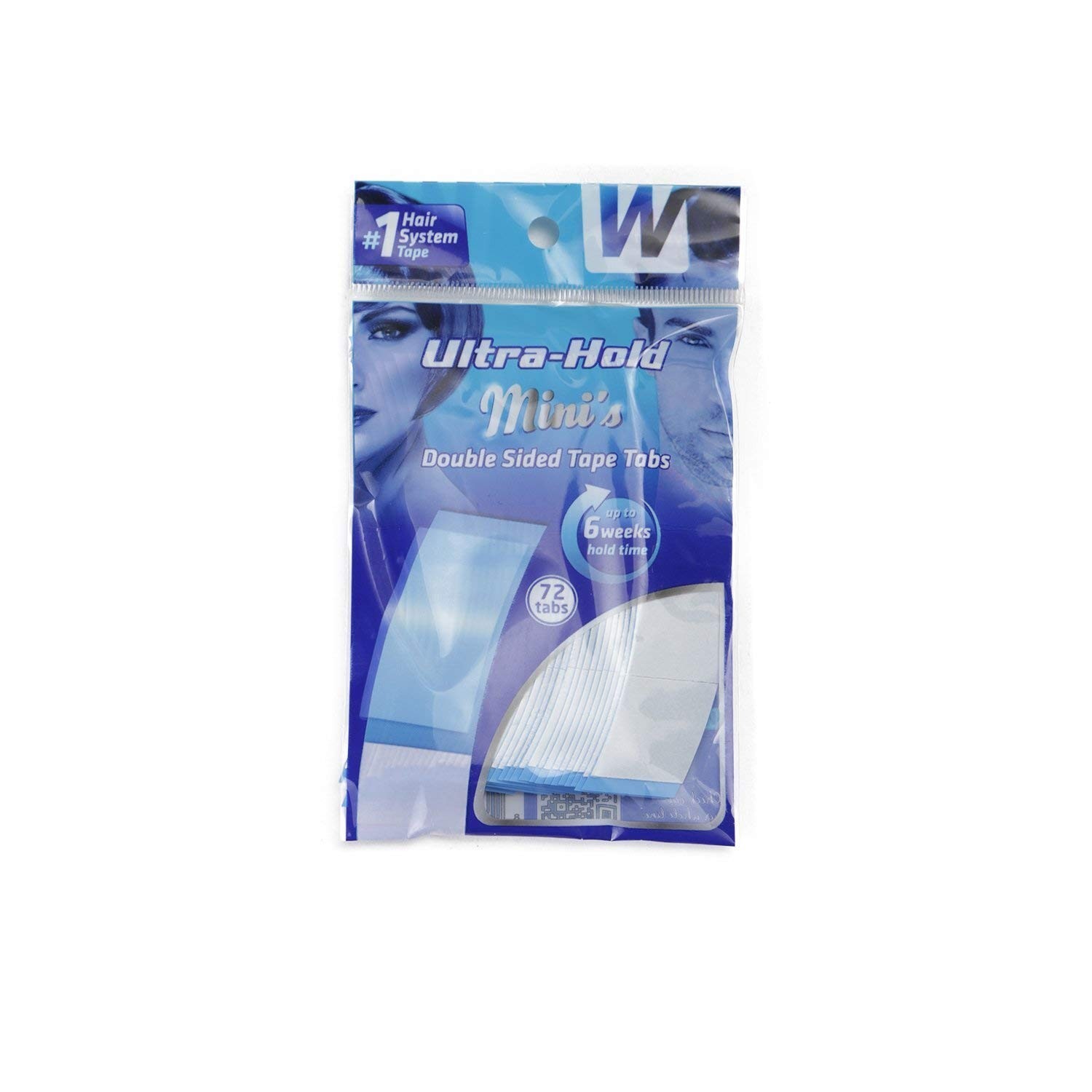 Ultra Hold Mini Tabs Tape Walker Tape 72 Tabs Adhesive Walker Tape Double-Sided