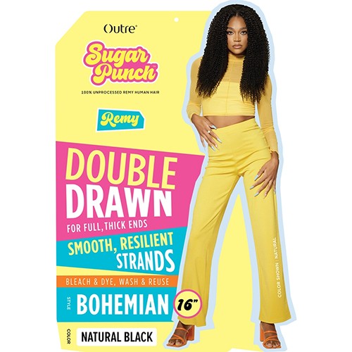 Sugarpunch 100% Unprocessed Remi Human Hair Bohemian