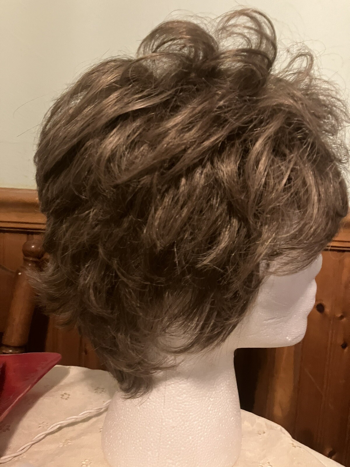 TLC Wig Shag Brown Style # 7737 1226 A , Wash Wear Shampoo, Conditioner Lot