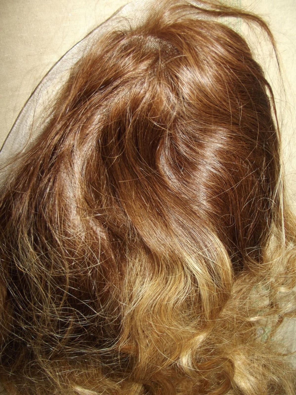 Benafee Human Hair Wig 24″ Long Ombre Brown Wavy 13×6 Pre Plucked