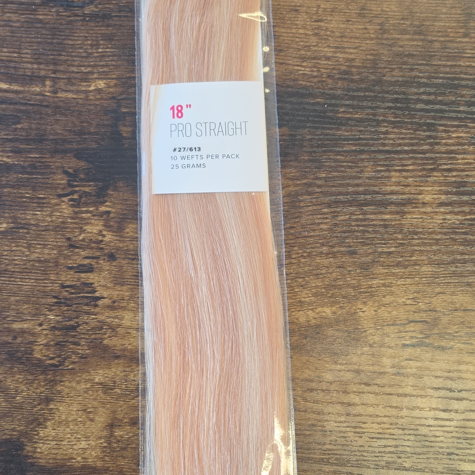 Donna Bella Hair Tape-In Extensions 18 in Straight Remy Blonde #27/613 10 Wefts
