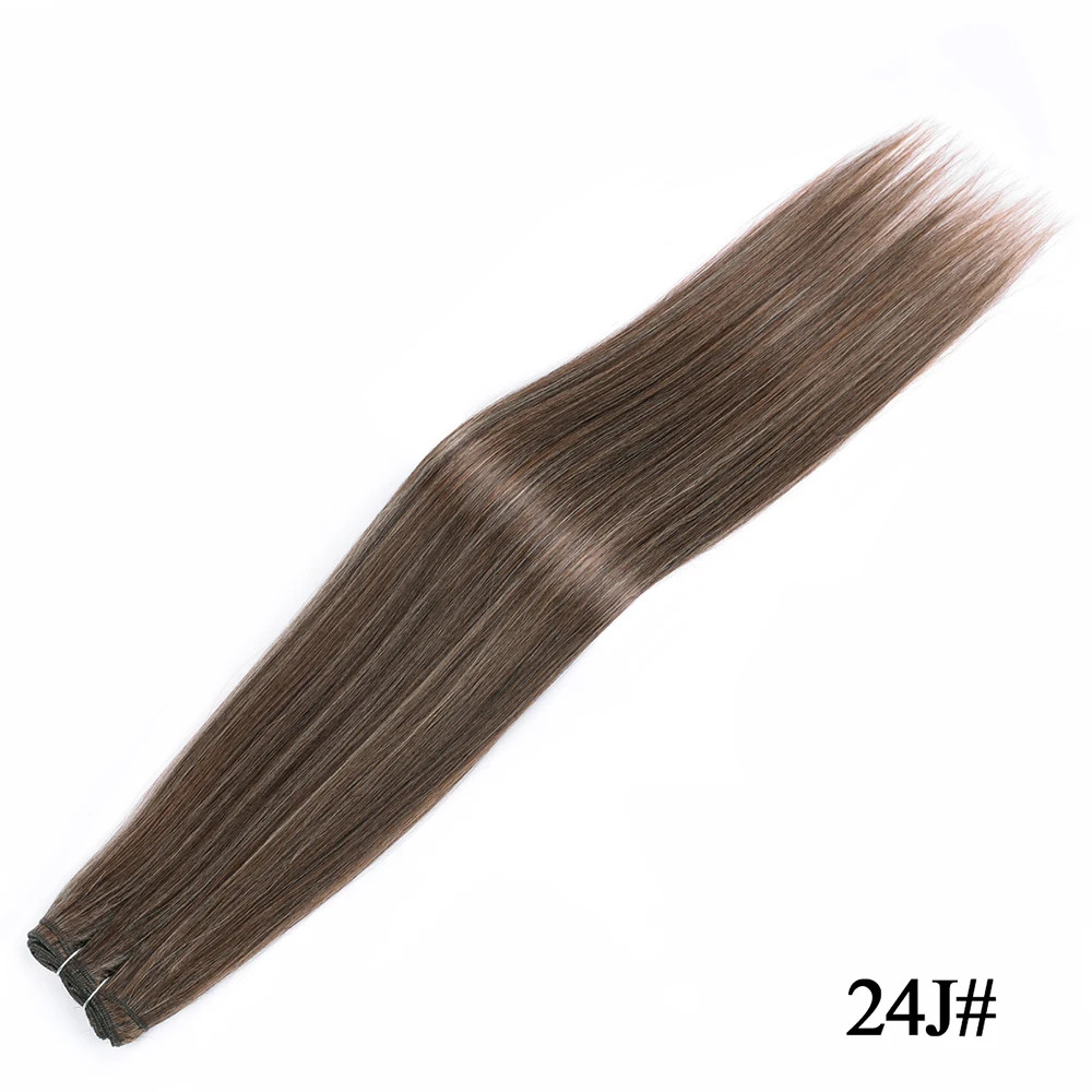 High Temperature Ombre Blonde 22-26 Inch 150g Soft Bio Straight Synthetic Hair