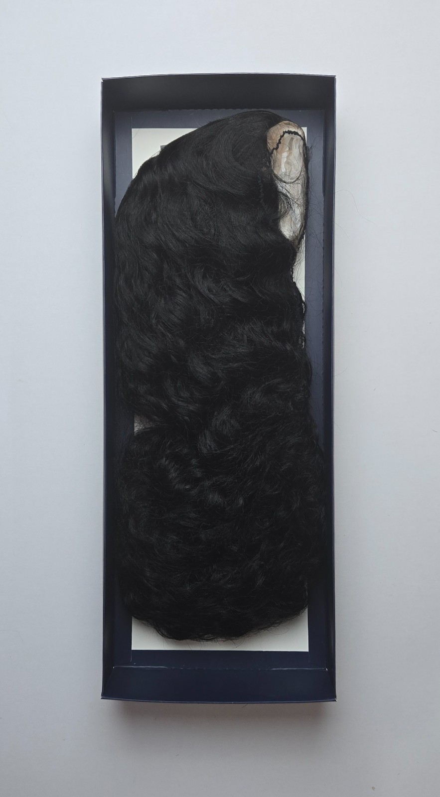 WannaBee Deep Lace Part Curly Human Wig 28″ #1