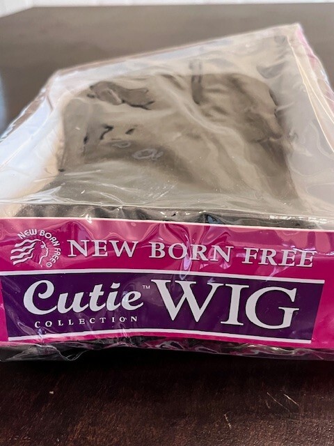New Born Free Cutie Collection Wig Black Angled Bob CT01