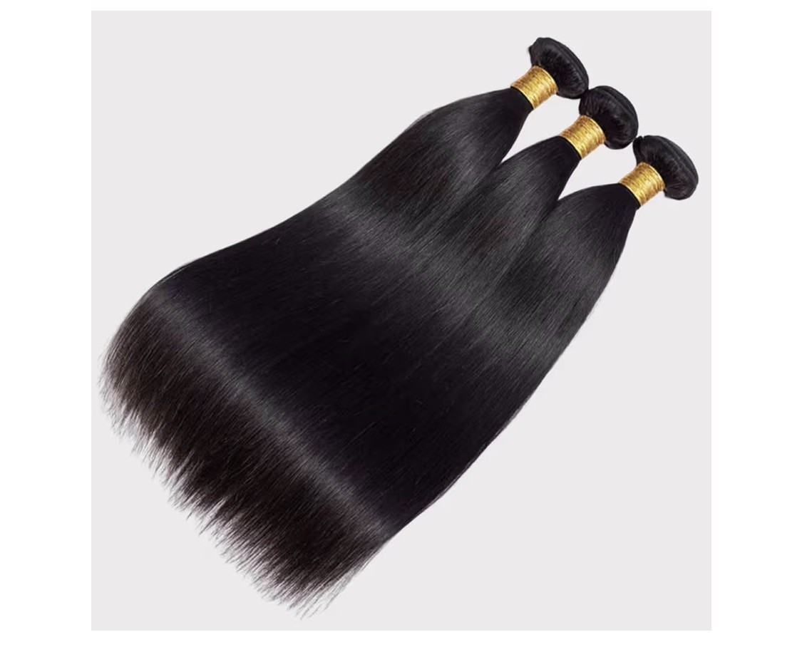 Straight Human Hair Bundles 16 18 20 Inch 3 Bundles 300g/Pack 12A Unprocessed F