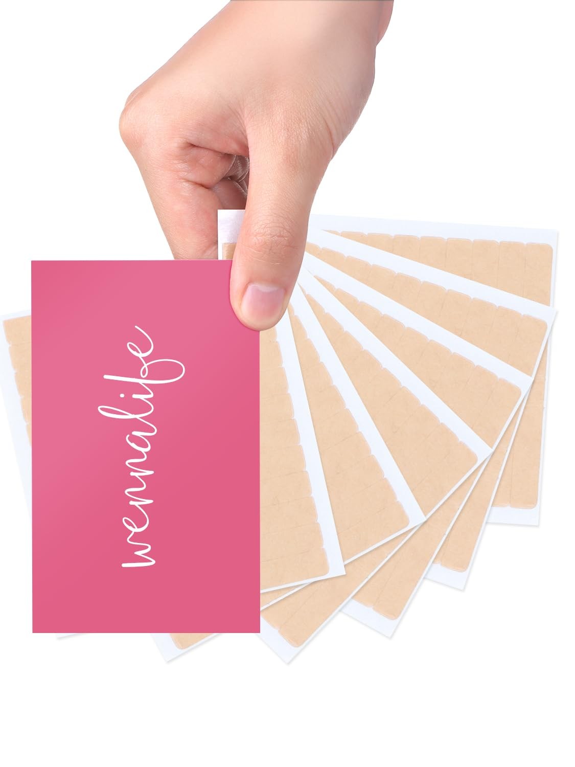 Hair Extension Replacement Tape Tabs, Double Sided, 72 pcs