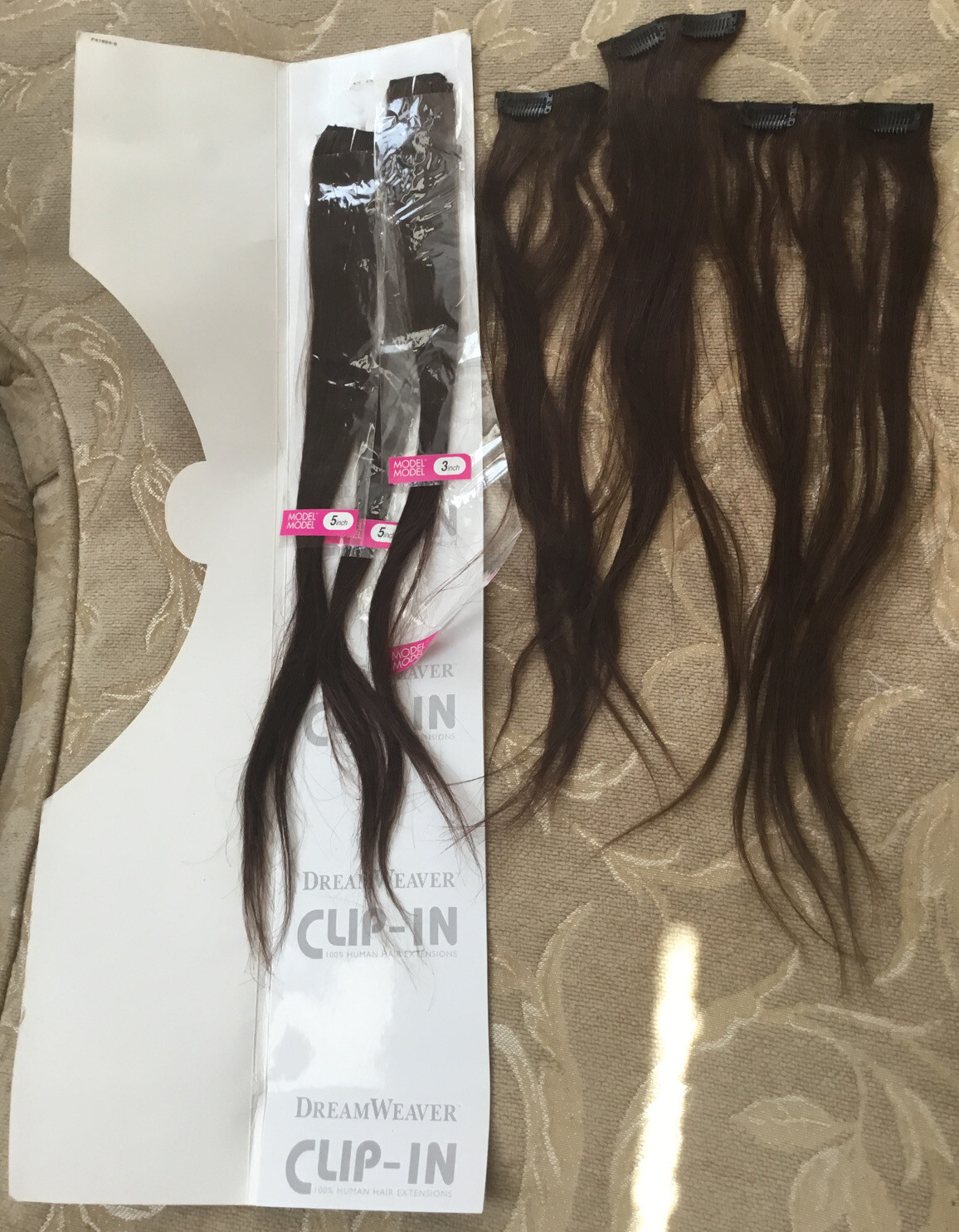 Model Model – DreamWeaver Clip-In 5 Pieces 18” Color 4- NEW