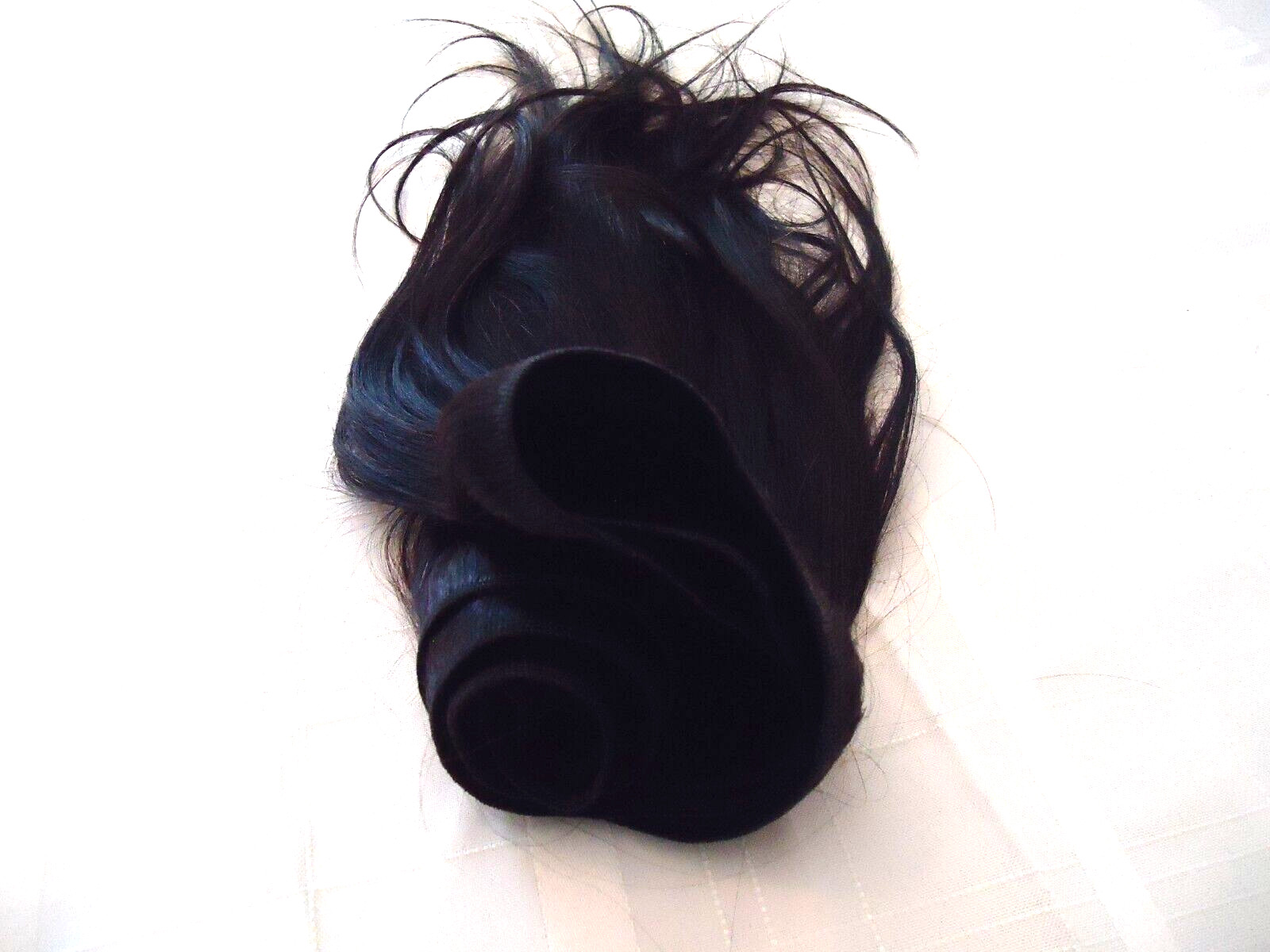 Fashion Straight Hair Extensions Natural Black/Brown 1pc Remy Human Hair