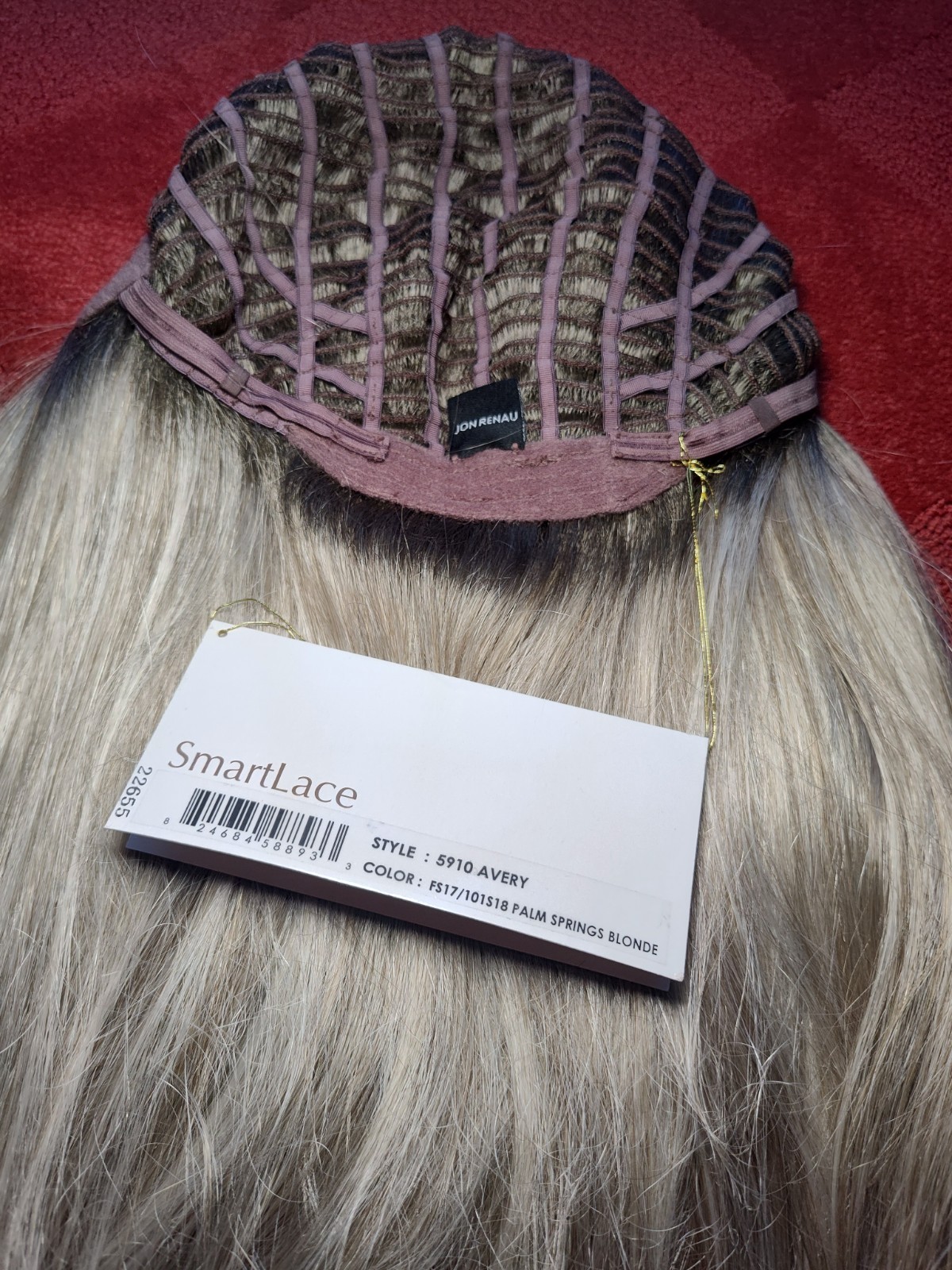 BNWT Jon Renau Avery Palm Springs Blonde Long Mermaid Synthetic Hair