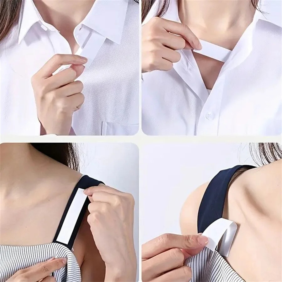 36 Pcs Womens Fashion Clear Double Sided Tape for Clothing and Body Transparent